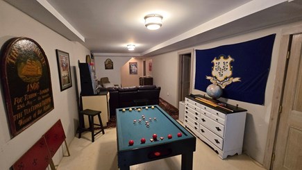 Mid-island, Nantucket Nantucket vacation rental - Lower level rec room.