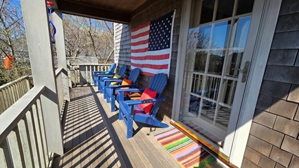 Mid-island, Nantucket Nantucket vacation rental - Back deck
