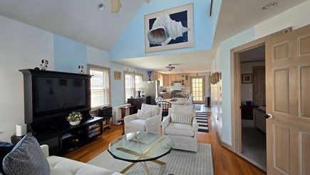 Mid-island, Nantucket Nantucket vacation rental - Open plan living room, dining area, kitchen - first floor