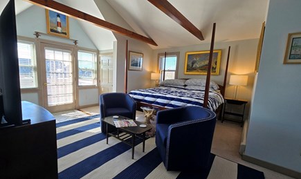 Mid-island, Nantucket Nantucket vacation rental - Second floor bedroom - king sized Thomas Moser bed