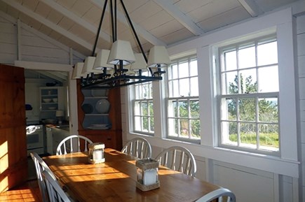 Dionis, Waterfront Cottage in Eel Poin Nantucket vacation rental - Full of Light and Views - Dining Room