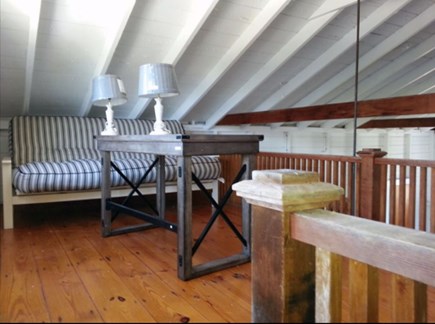 Dionis, Waterfront Cottage in Eel Poin Nantucket vacation rental - More space upstairs in the loft