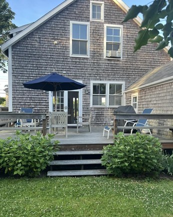 Nantucket town, In Town Nantucket vacation rental - Back deck