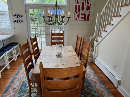 Nantucket town, In Town Nantucket vacation rental - Dining area