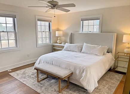 Nantucket town Nantucket vacation rental - First floor bedroom with king size bed, bathroom, two big closets