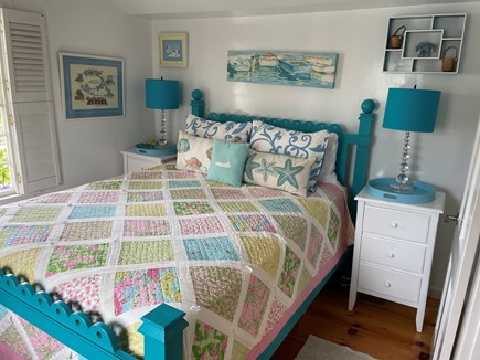 Nantucket town Nantucket vacation rental - Comfortable queen size bed. Window to garden and side door.
