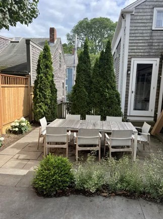 Nantucket town Nantucket vacation rental - Back Patio
