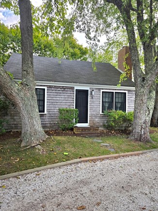 Monomoy Village Nantucket vacation rental - Small yard with space for 2 cars in drive to the right