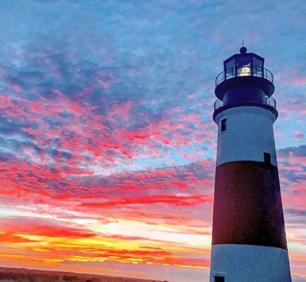 Mid-island Nantucket vacation rental - Sankaty at sunset