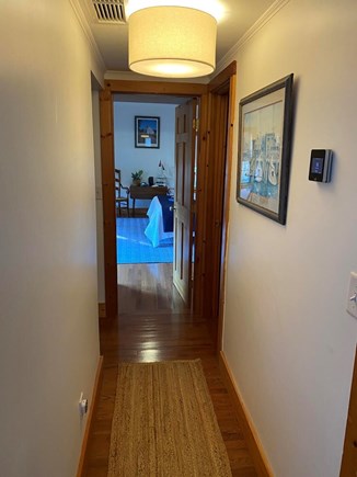 Mid-island Nantucket vacation rental - Hallway to rooms