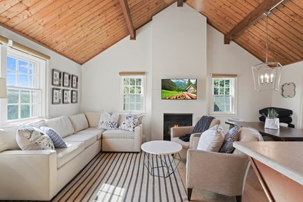 Madaket Nantucket vacation rental - Open living room/dining room