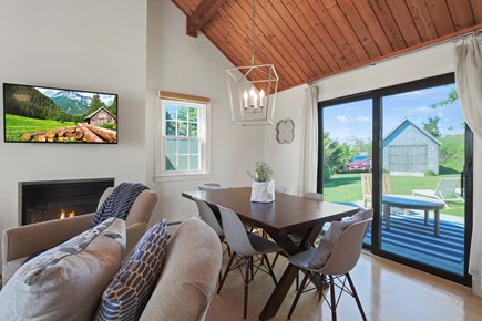 Madaket Nantucket vacation rental - Dining area with table for 6