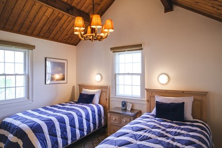Madaket Nantucket vacation rental - 2nd bedroom with 2 twin beds and dresser