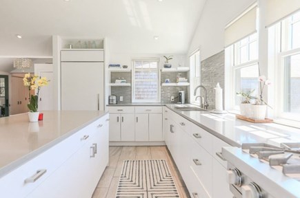 Mid-Island Nantucket vacation rental - Chef's kitchen with state of the art appliances and new cookware