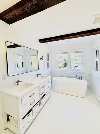 Surfside Nantucket vacation rental - Newly remodeled master en-suite  bathroom.