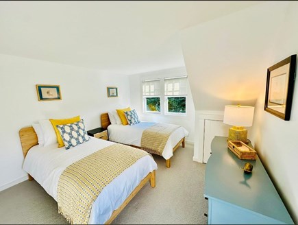 Mid-Island Nantucket vacation rental - Second floor twin xl bedroom. Upon request king bed available