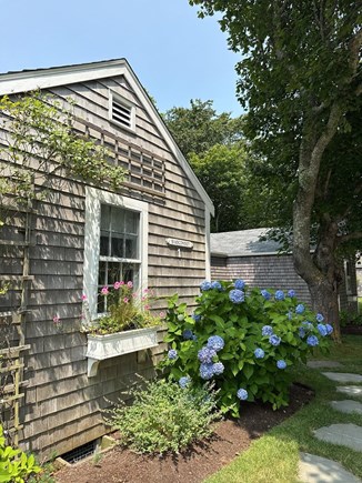 Monomoy Nantucket vacation rental - Front exterior from driveway