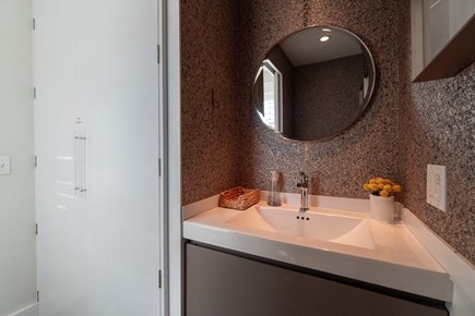 Mid-island Nantucket vacation rental - 1st floor powder room