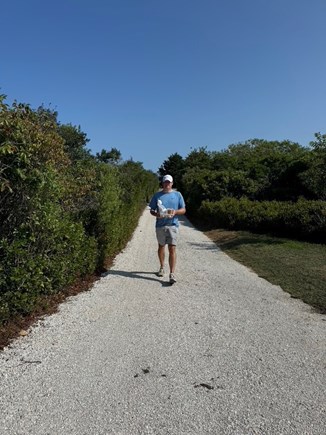 Madaket Nantucket vacation rental - Long shell driveway to bike path offering privacy and peace.