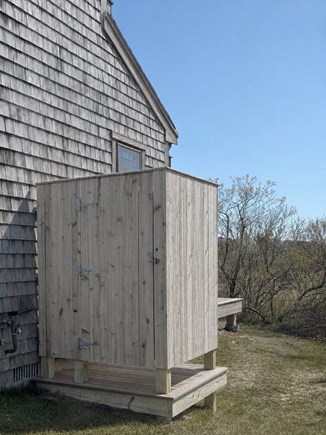 Madaket Nantucket vacation rental - New outdoor shower.