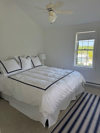 Madaket Nantucket vacation rental - Primary Bedroom w Cal King. Two closets and en suite full bath.