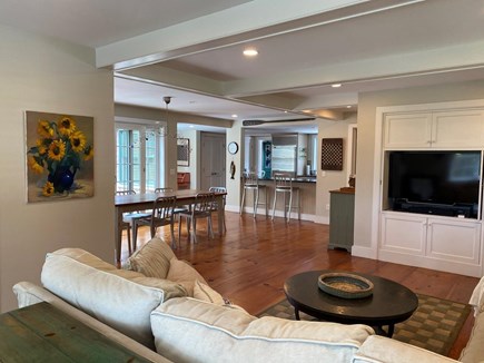 Madaket, Fishers Landing Nantucket vacation rental - TV room/dining room/kitchen