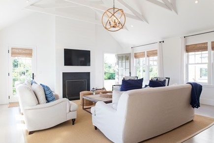 Siasconset Nantucket vacation rental - Cathedral ceiling in this open floor plan kitchen and family room