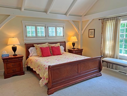 Nantucket town Nantucket vacation rental - Master king bedroom, walk-in closet, flat screen tv, ensuite bath