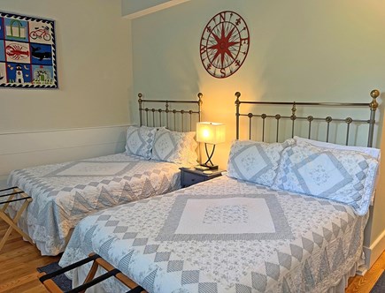 Nantucket town Nantucket vacation rental - Large Bedroom with two doubles, shared bath