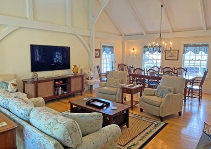 Nantucket town Nantucket vacation rental - Living room with cathedral ceilings