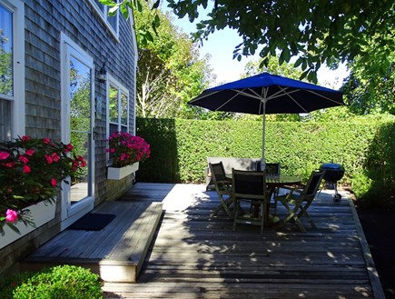 Nantucket town Nantucket vacation rental - Start and end each day with a beverage on the deck