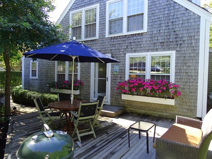 Nantucket town Nantucket vacation rental - Lovely private deck area with grill and seating areas