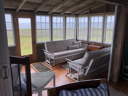 Madequecham Nantucket vacation rental - 3 sided enclosed porch.
