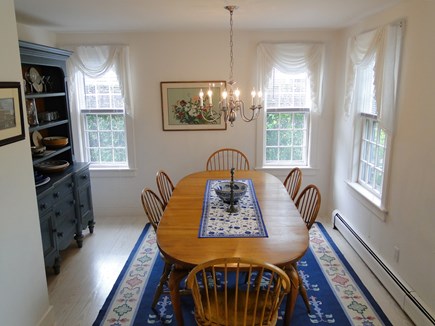 Mid-island, Naushop Nantucket vacation rental - Lovely dining room off of the living room