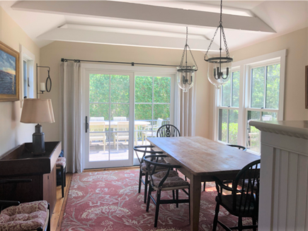 Tom Nevers / 'Sconset Nantucket vacation rental - Large dining room w/ access to east deck and bbq grill