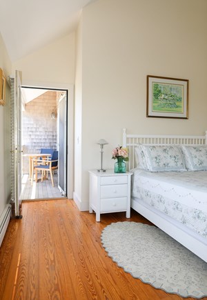 Tom Nevers - Madequecham Nantucket vacation rental - Master bedroom upstairs with outdoor balcony