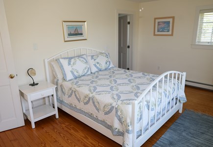 Tom Nevers - Madequecham Nantucket vacation rental - Queen bedroom downstairs with attached bath