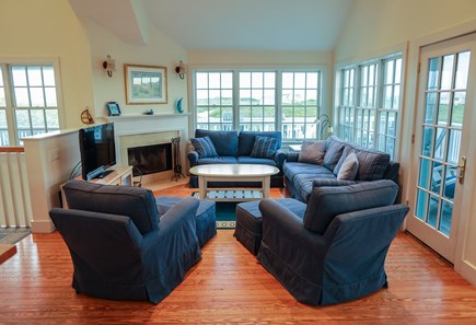 Tom Nevers - Madequecham Nantucket vacation rental - Living room with tons of light