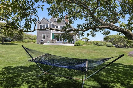 Tom Nevers - Madequecham Nantucket vacation rental - Large yard with 2 decks, hammock and plenty of room to relax